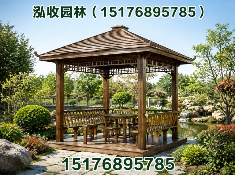 池州防腐木展示图